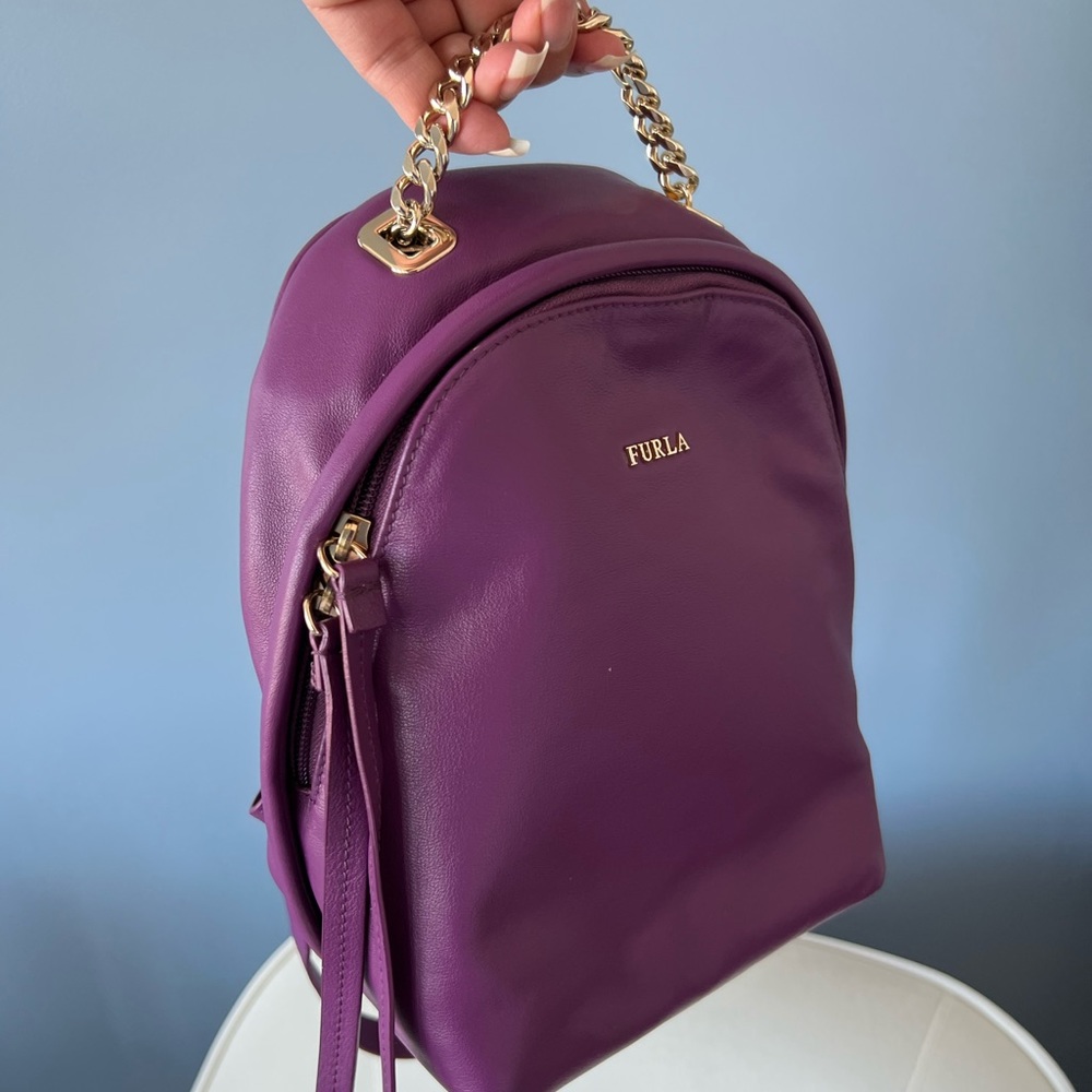 New Furla backpack/purse. Gorgeous color!!